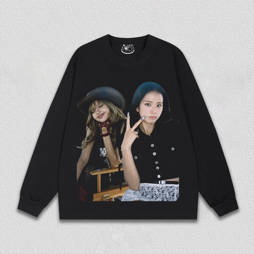 blackpink jisoo & lisa TEE