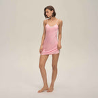 Lace Slim-Fit Satin Camisole Nightdress