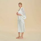 French Mesh Short Robe