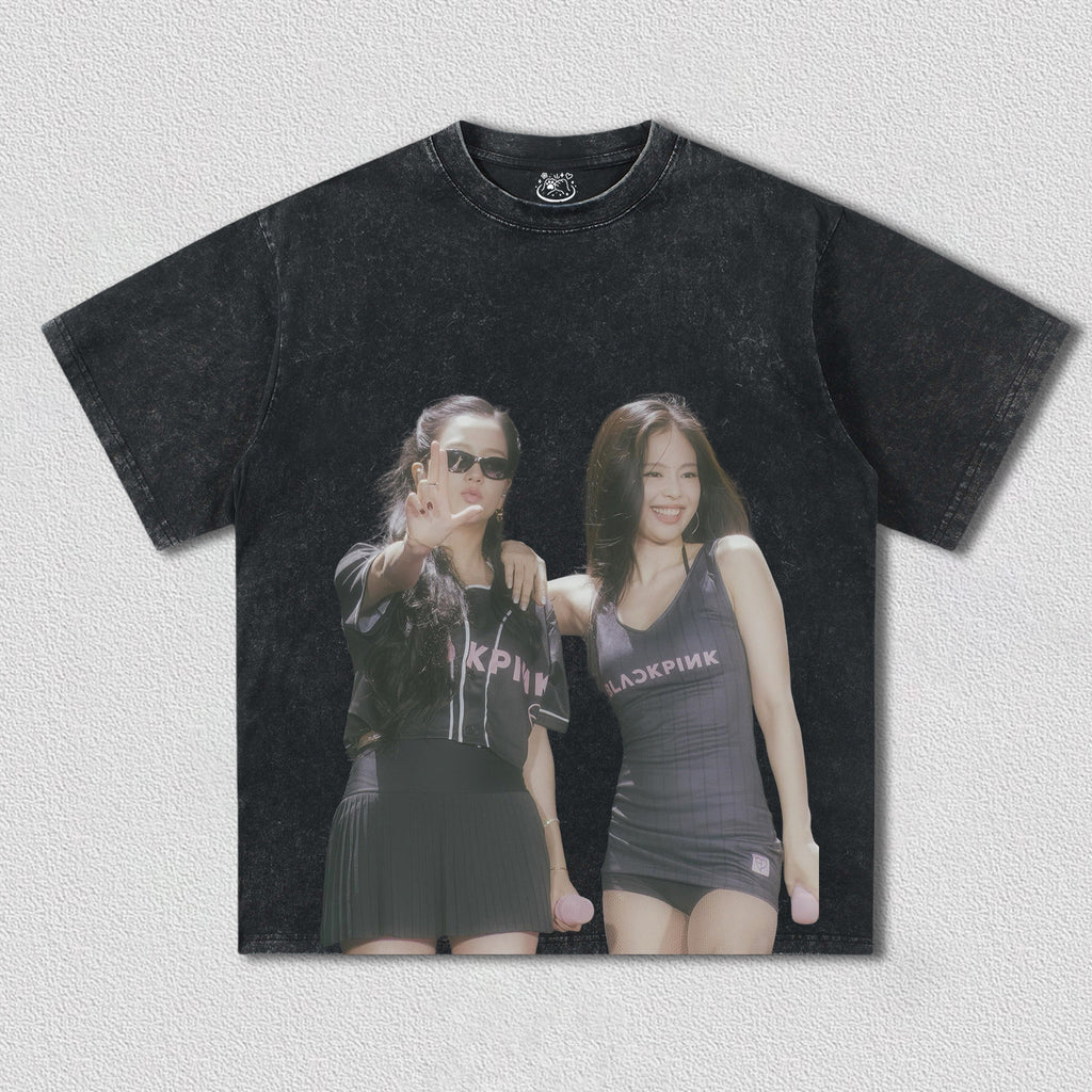T-shirt Blackpink JENNIE &amp; Jisoo