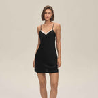 Lace Slim-Fit Satin Camisole Nightdress