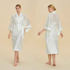 French Mesh Short Robe
