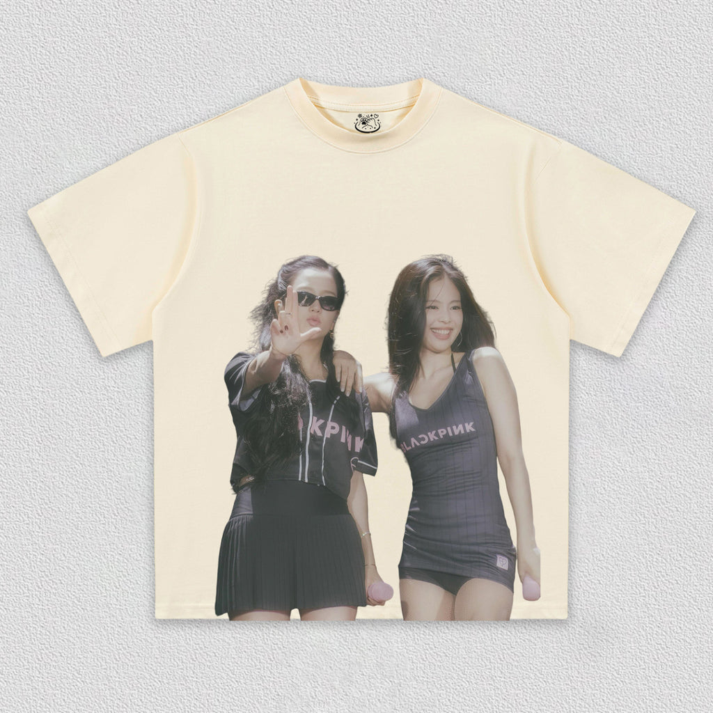 T-shirt Blackpink JENNIE &amp; Jisoo