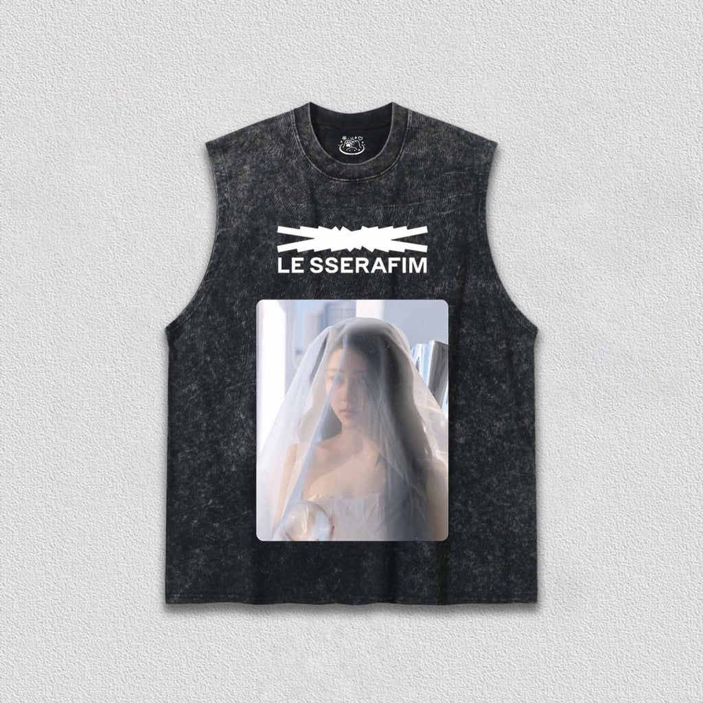 LE SSERAFIM Huh Yunjin TEE