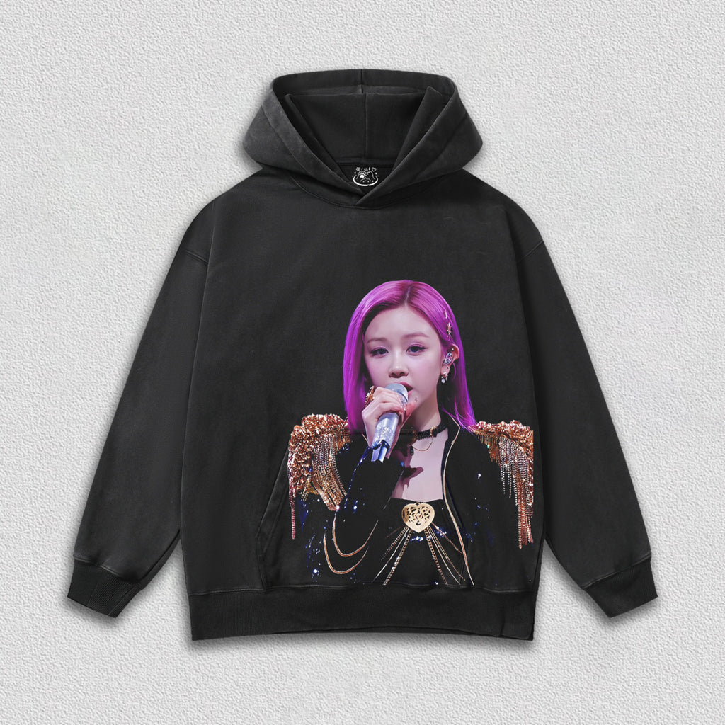 Golden-BABYMONSTER PHARITA HOODIES