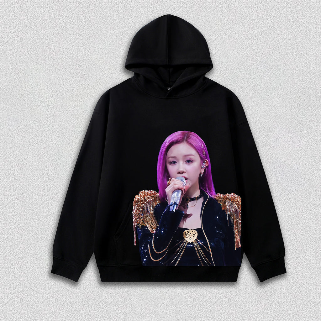 Golden-BABYMONSTER PHARITA HOODIES