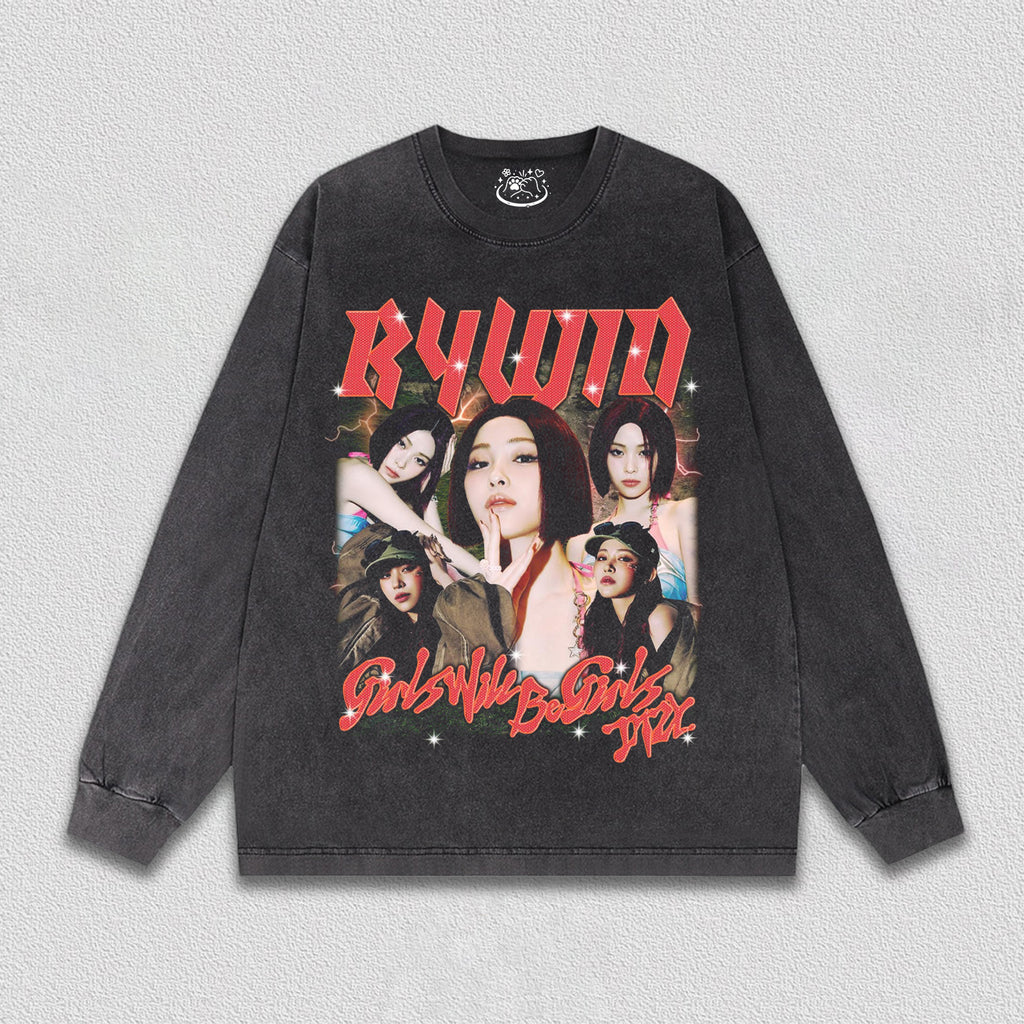 Retro Ryujin Itzy T-shirt