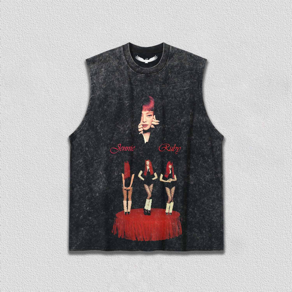 VINTAGE TANK TOP | Jennie Kim K2