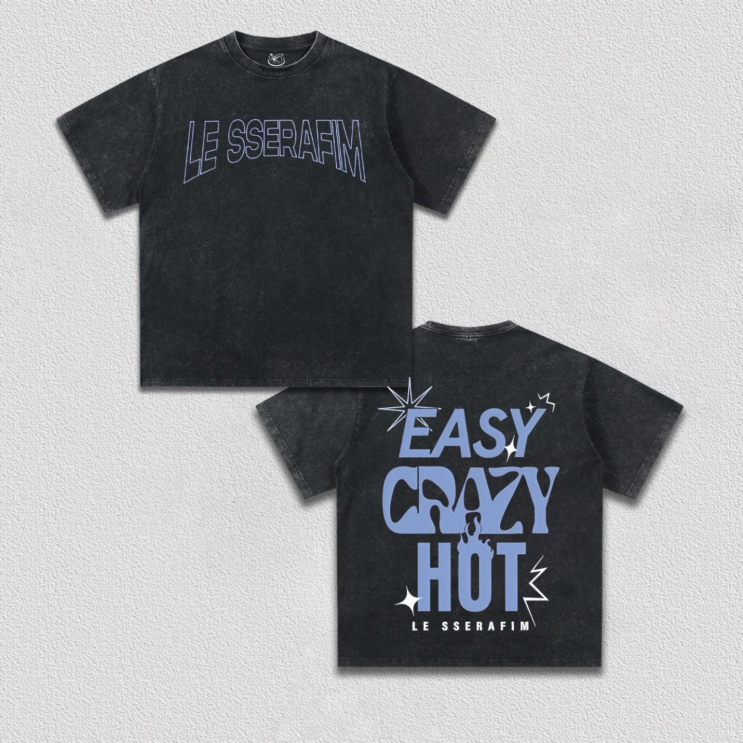 Le Sserafim North American Tour Easy Crazy Hot 2025 TEE