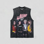 VINTAGE TANK TOP | JUMP BLACKPINK PINK