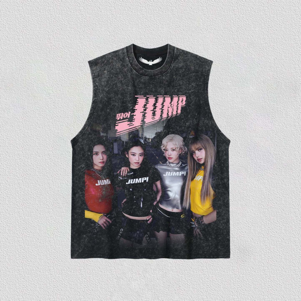 VINTAGE TANK TOP | JUMP BLACKPINK PINK