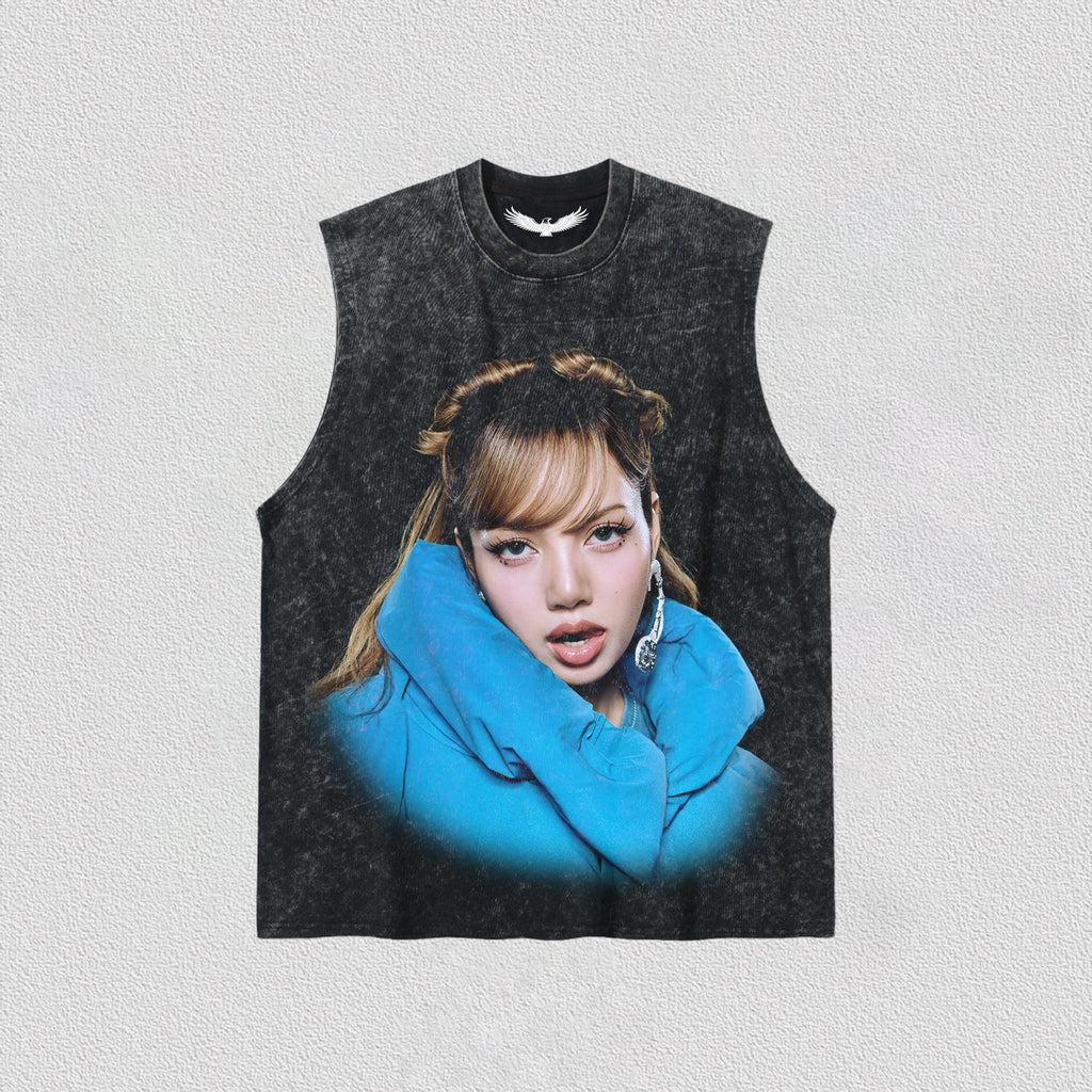 VINTAGE TANK TOP | JUMP BLACKPINK LALISA