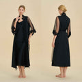 French Lace Trim Long Robe