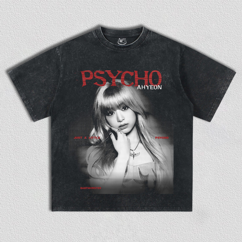 PSYCHO-BABYMONSTER AHYEON TEE