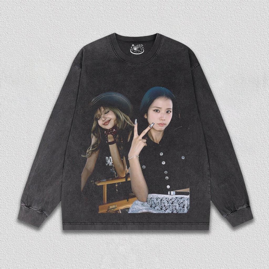 blackpink jisoo & lisa TEE