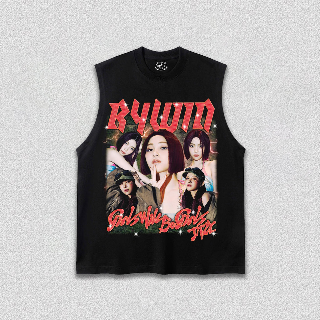 Retro Ryujin Itzy T-shirt