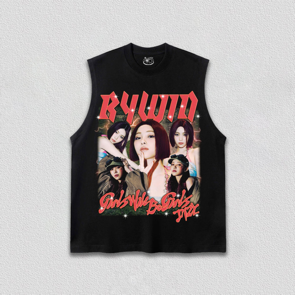 Retro Ryujin Itzy T-shirt