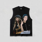 blackpink jisoo & lisa TEE