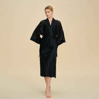 French Mesh Short Robe