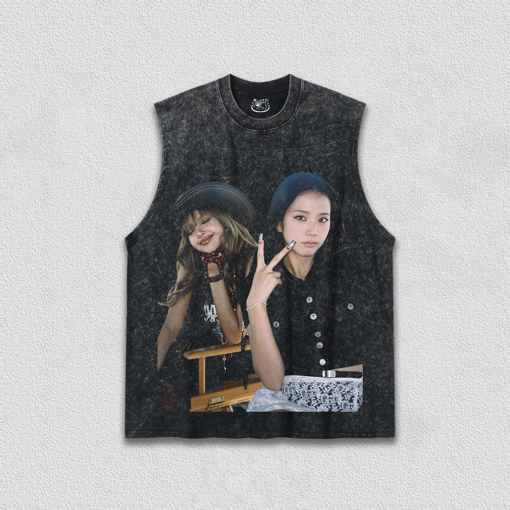 blackpink jisoo & lisa TEE