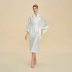 French Mesh Short Robe