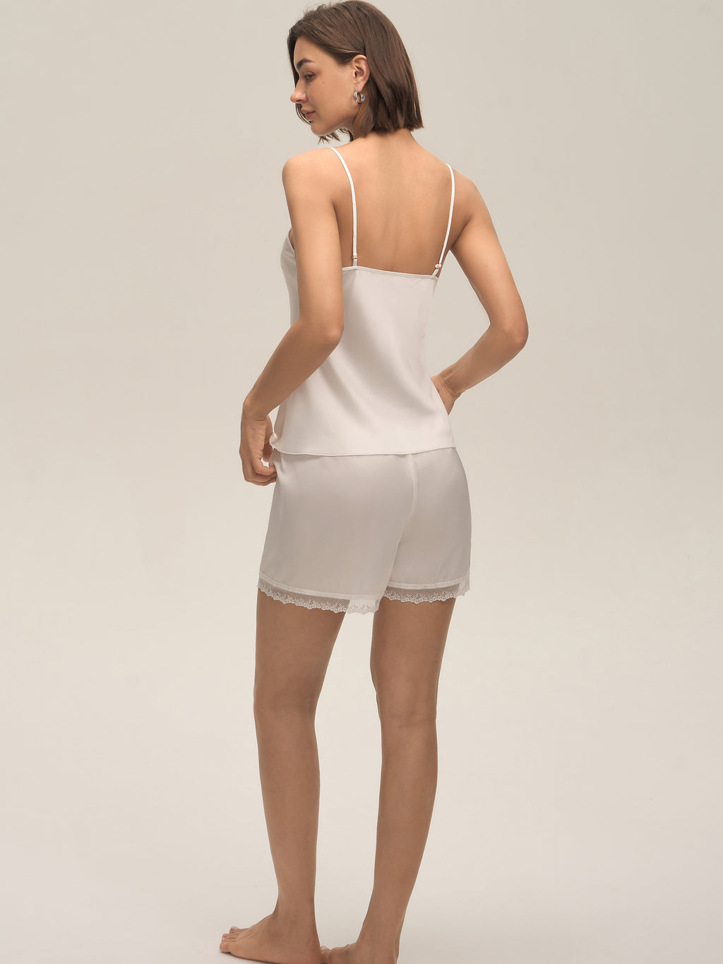 Lace-Trim Camisole & Shorts Set