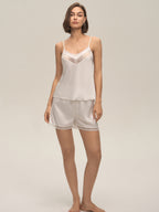 Lace-Trim Camisole & Shorts Set