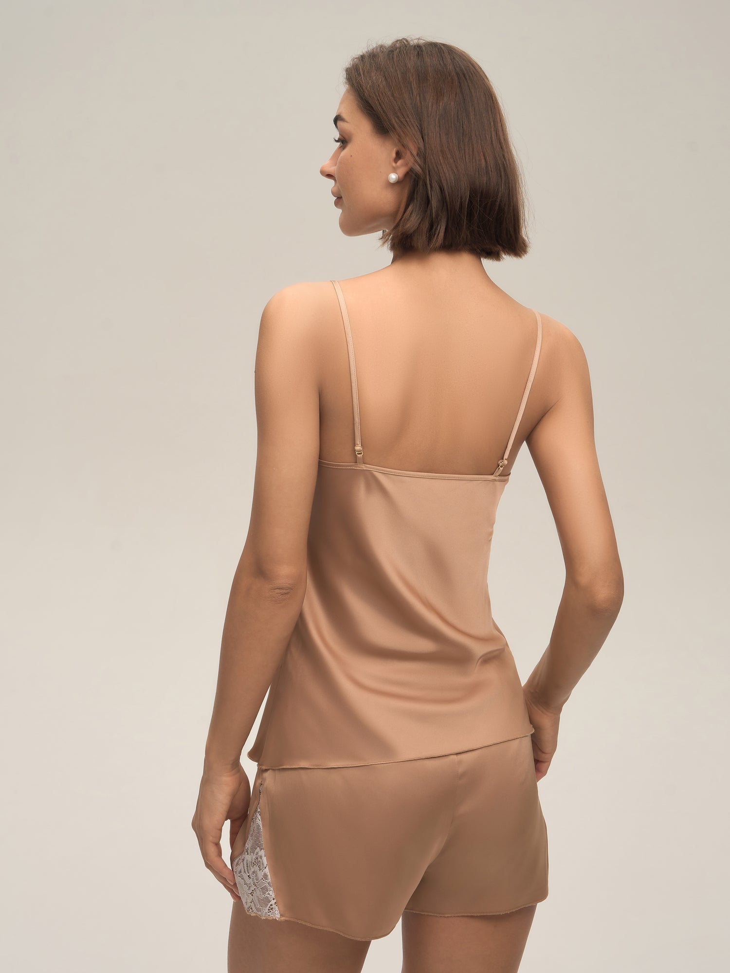 Lace Camisole & Shorts Lounge Set