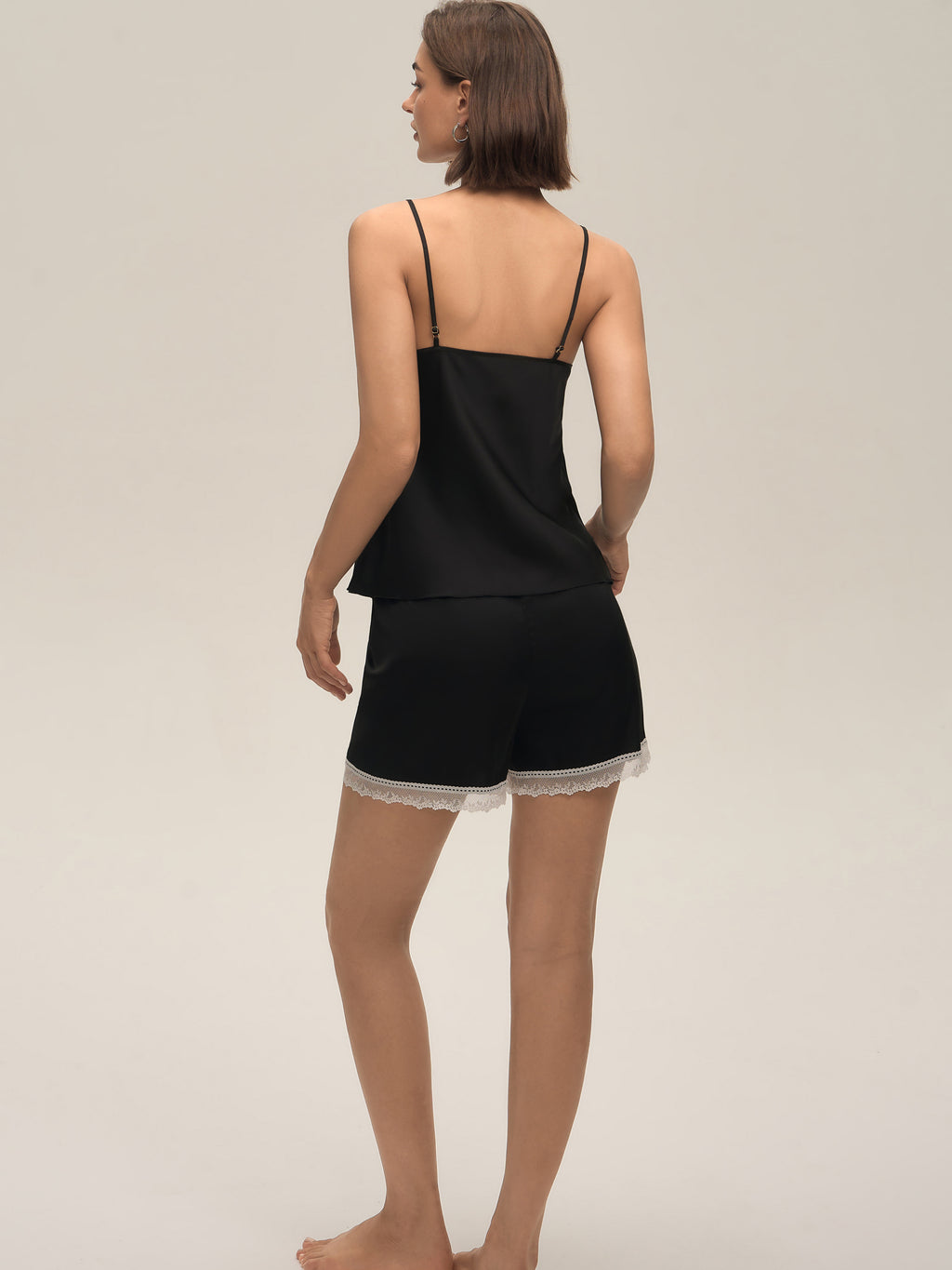 Lace-Trim Camisole & Shorts Set