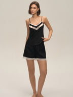 Lace-Trim Camisole & Shorts Set