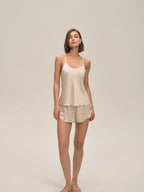 Satin Cami & Shorts Pajama Set