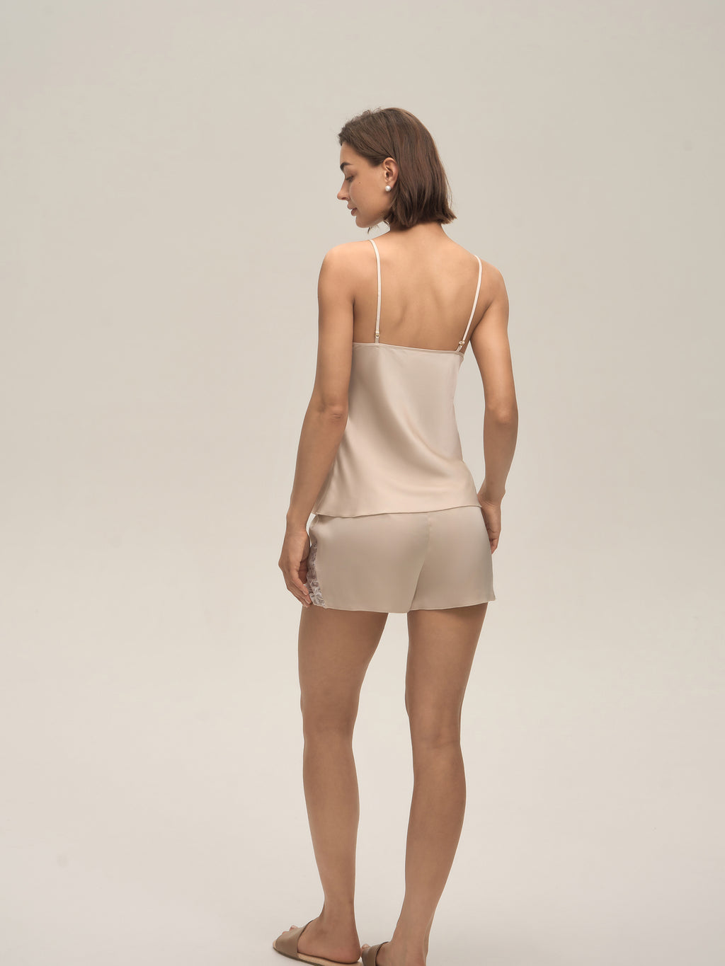 Lace Camisole & Shorts Lounge Set