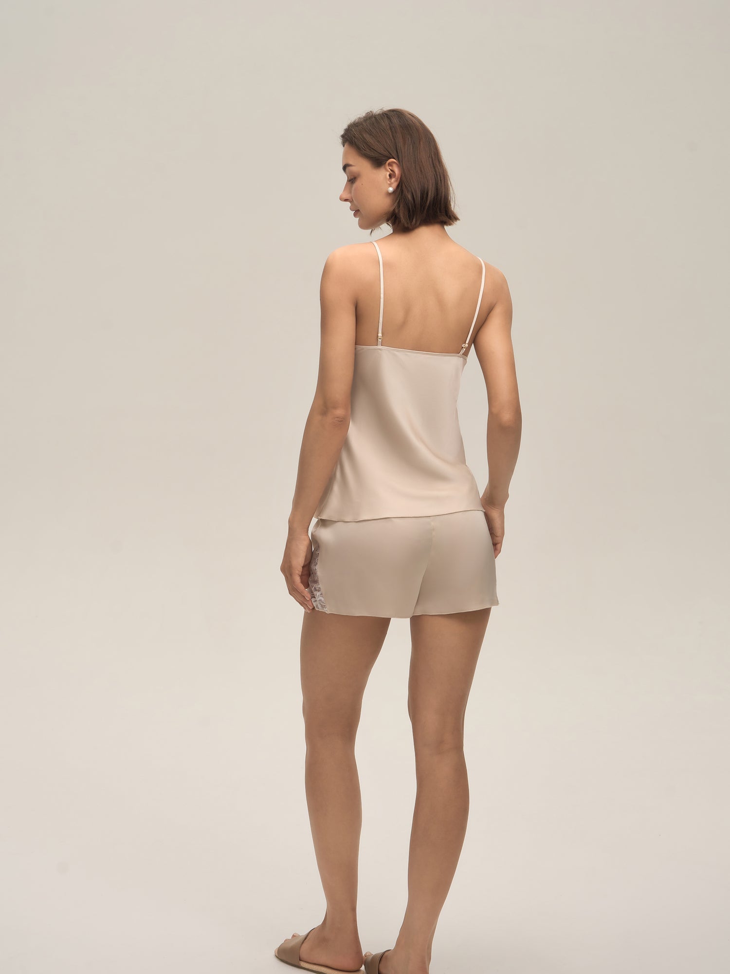 Lace Camisole & Shorts Lounge Set