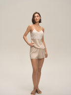 Lace Camisole & Shorts Lounge Set