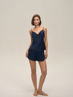 Off-Shoulder Camisole & Shorts Set